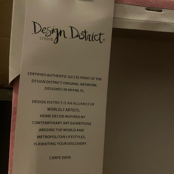 Chanel pink glitter water bottle designer art by Design District Studio - Picture 4 of 7